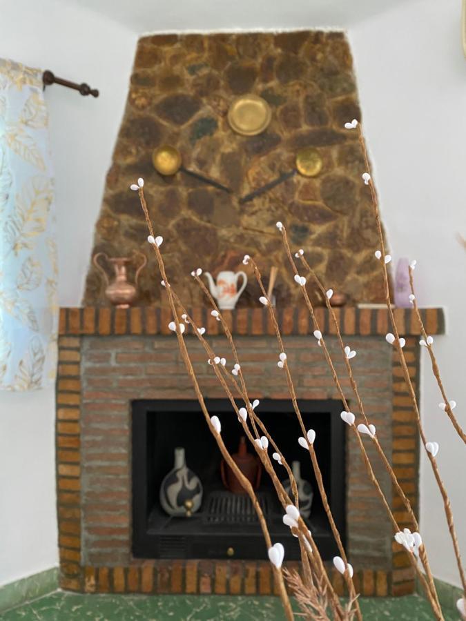 모나칠 Casita Rural La Rosa De La Huerta Con Chimenea Interior 아파트 외부 사진