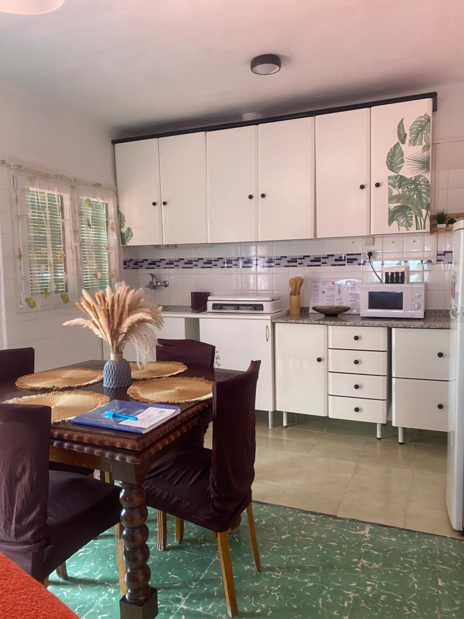 모나칠 Casita Rural La Rosa De La Huerta Con Chimenea Interior 아파트 외부 사진