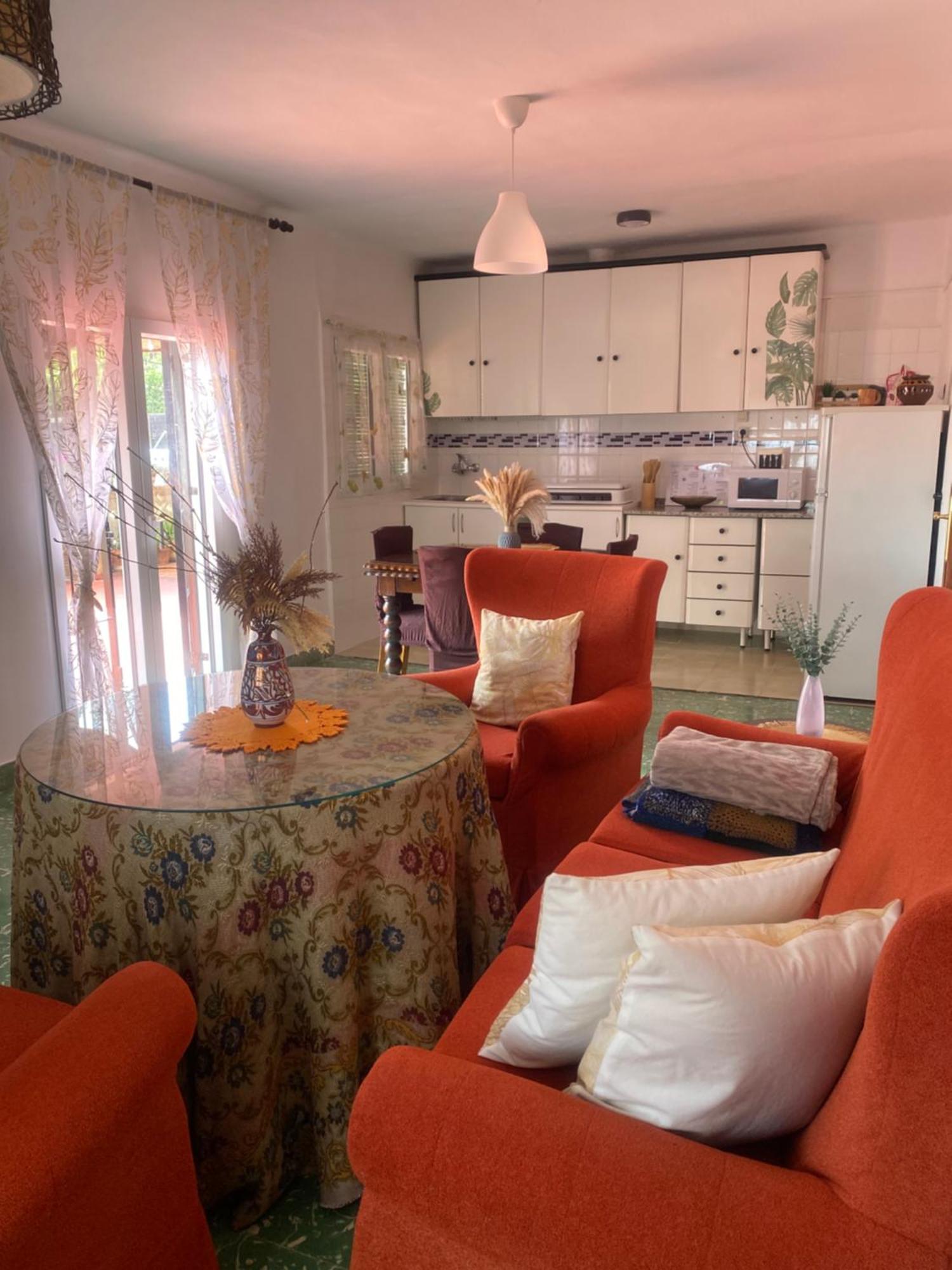 모나칠 Casita Rural La Rosa De La Huerta Con Chimenea Interior 아파트 외부 사진